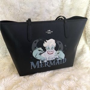 Coach X Disney Villains URSULA The Little Mermaid City Tote Bag - Gently used